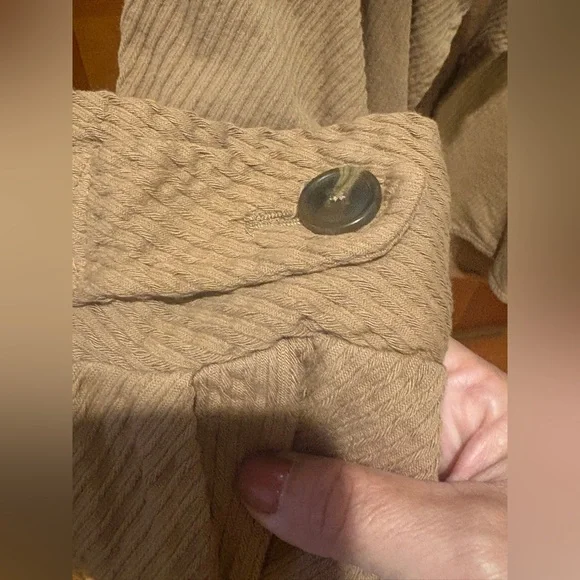 Free People Remi Brown Corduroy Oversized Shirt Jacket - Picture 12 of 17